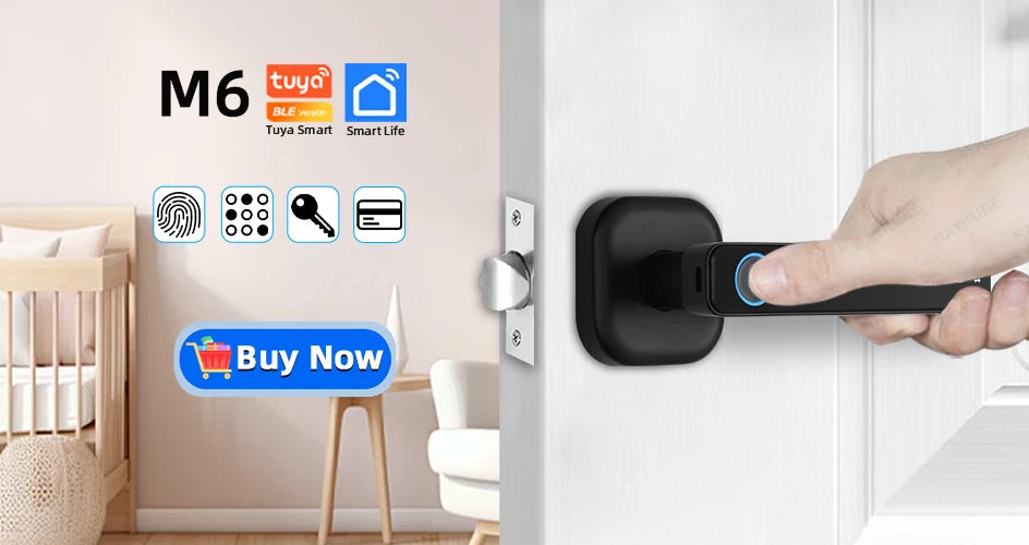 RAYKUBE M5 Smart Biometric Door Lock