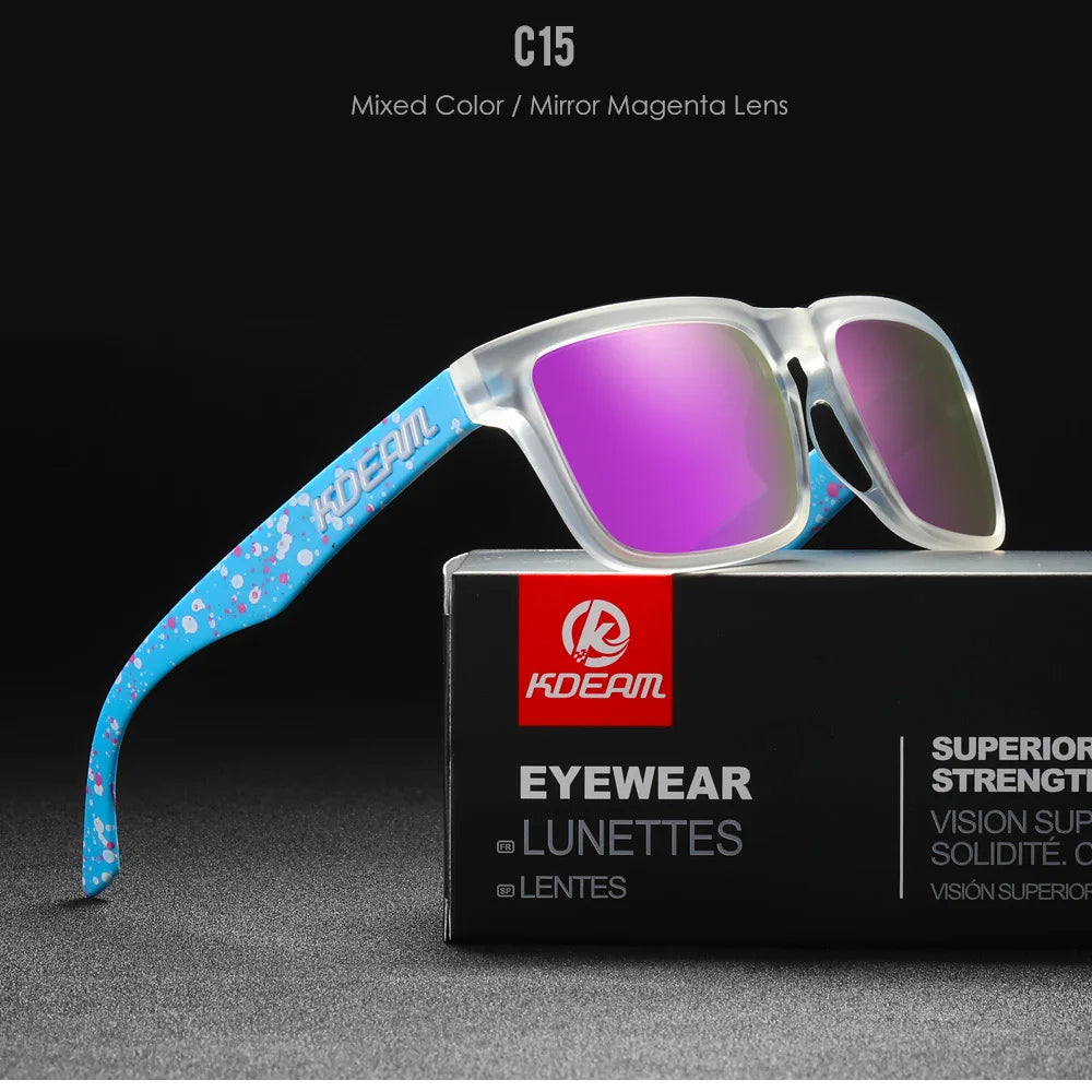 KDEAM Polarized Square Sunglasses