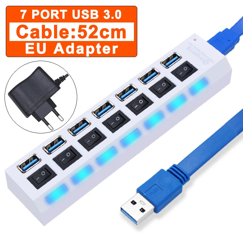 YUANRURU MultiPort USB 3.0 Hub
