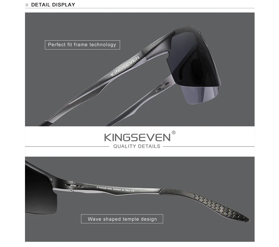 KINGSEVEN Polarized Aviator Sunglasses