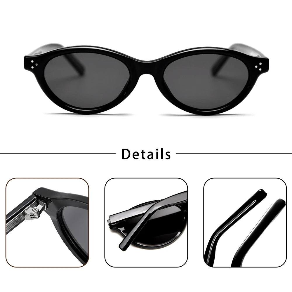 CATERSIDE Polar Oval Sunglasses