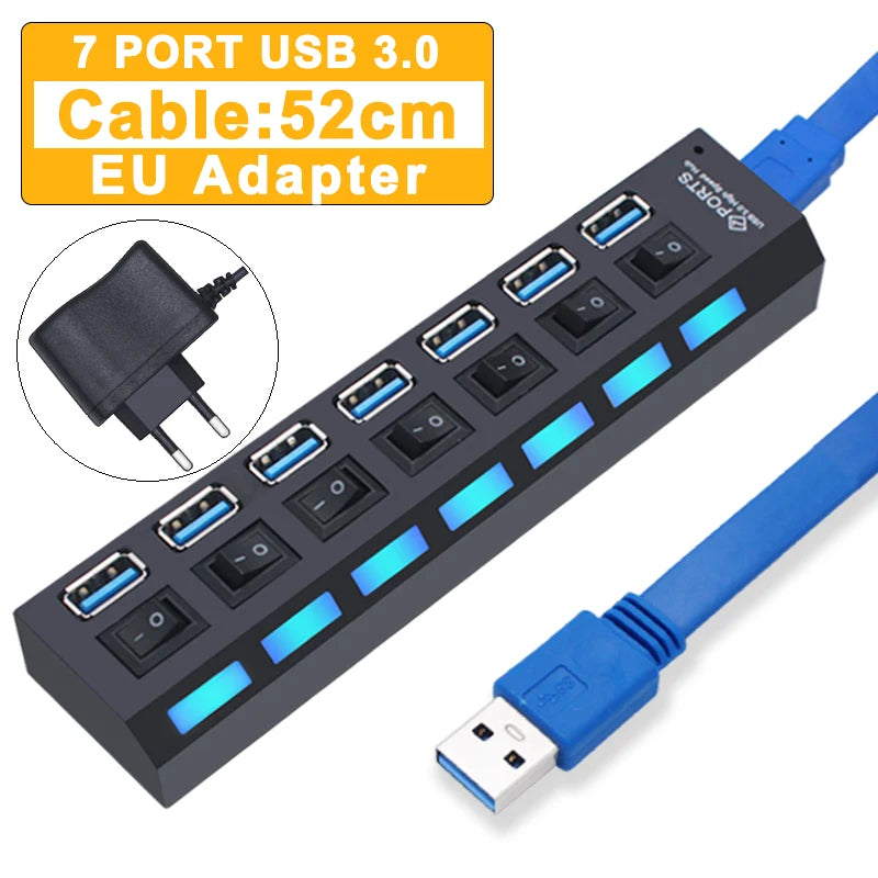 YUANRURU MultiPort USB 3.0 Hub
