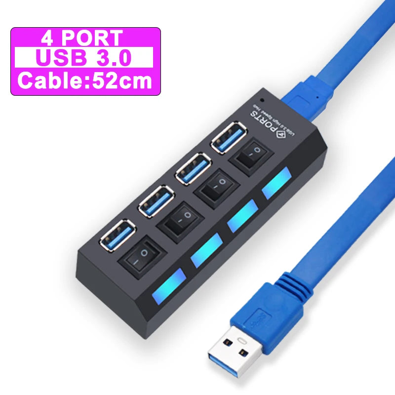 YUANRURU MultiPort USB 3.0 Hub