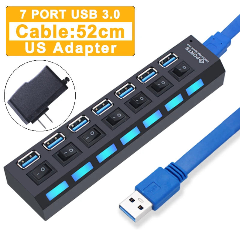 YUANRURU MultiPort USB 3.0 Hub