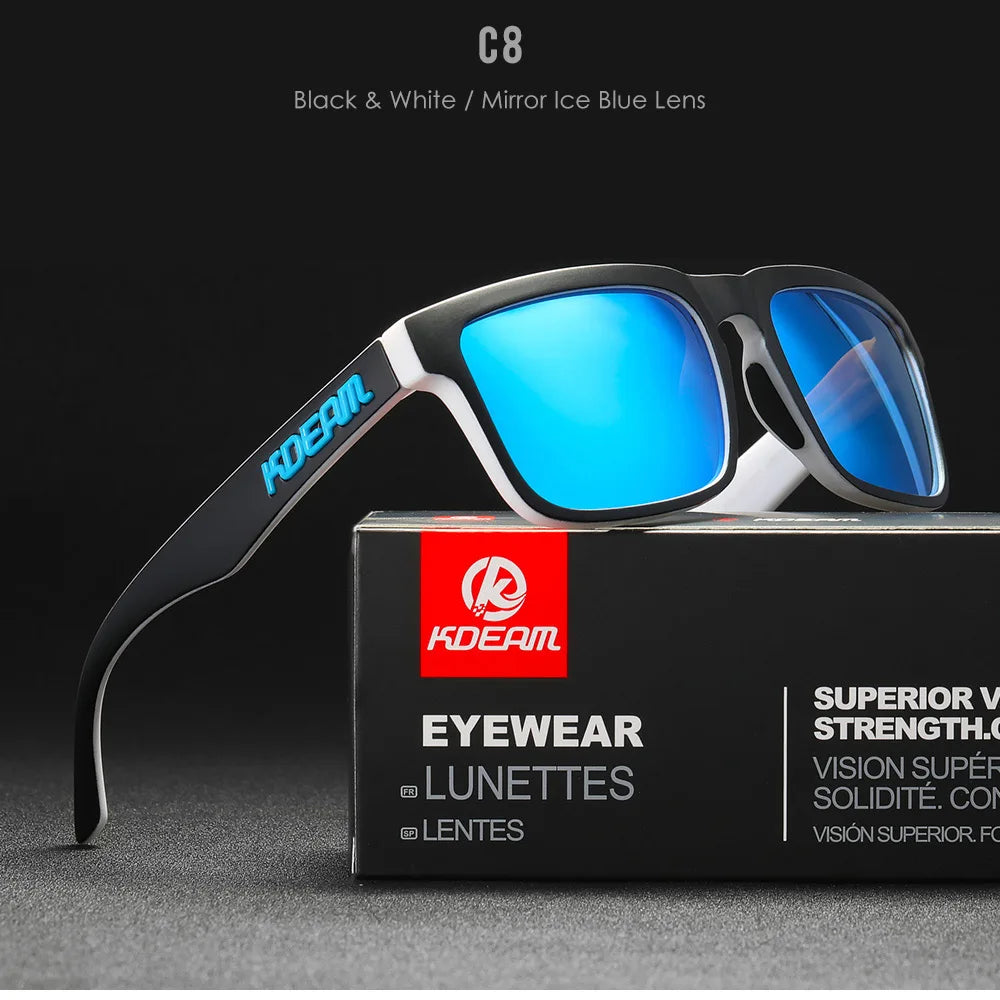 KDEAM Polarized Square Sunglasses