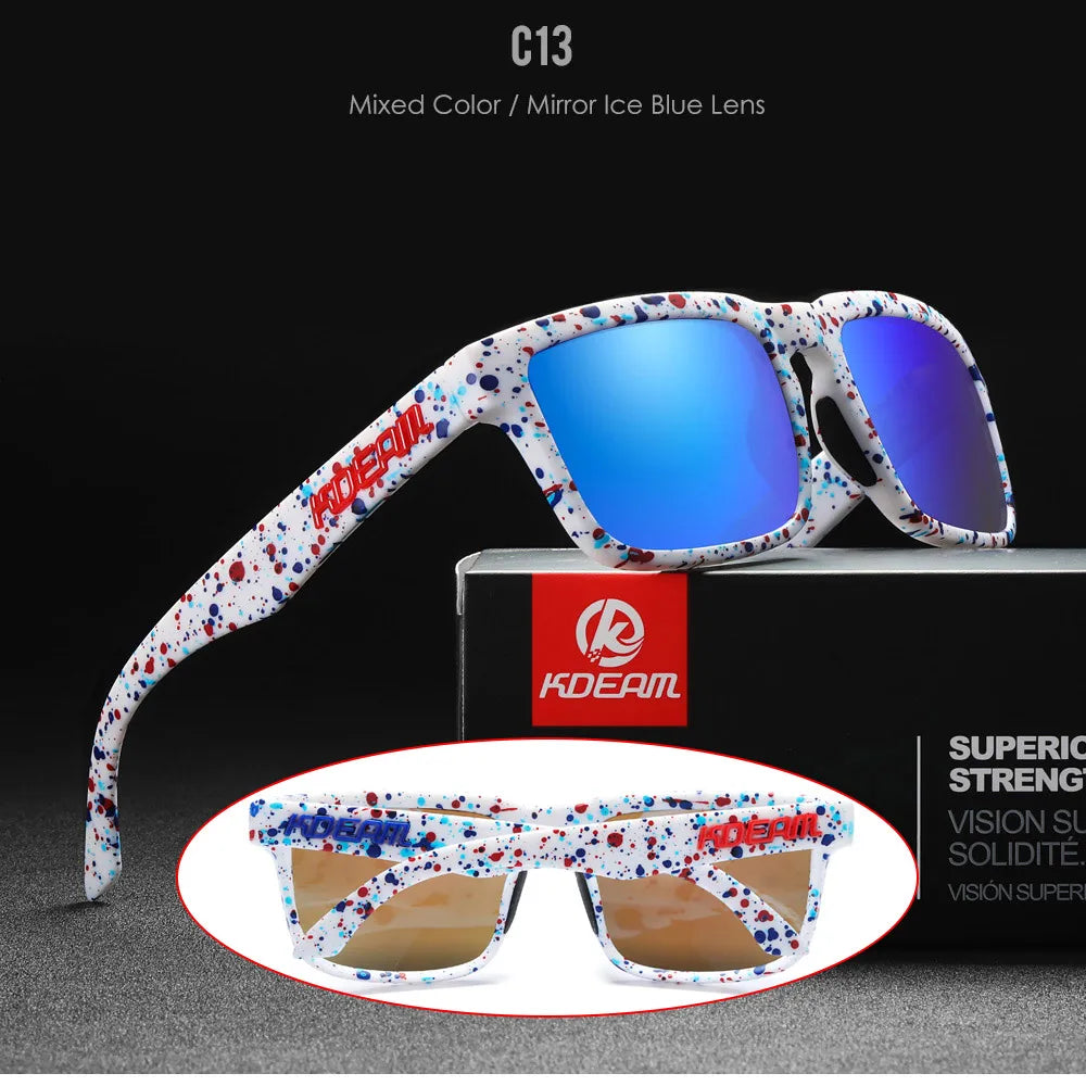 KDEAM Polarized Square Sunglasses