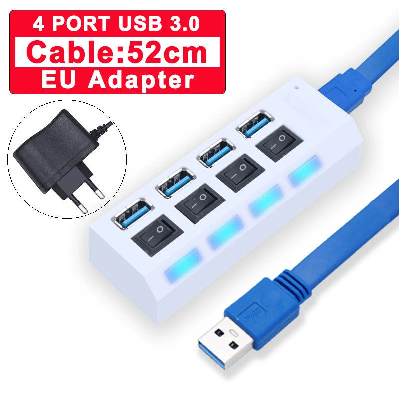 YUANRURU MultiPort USB 3.0 Hub