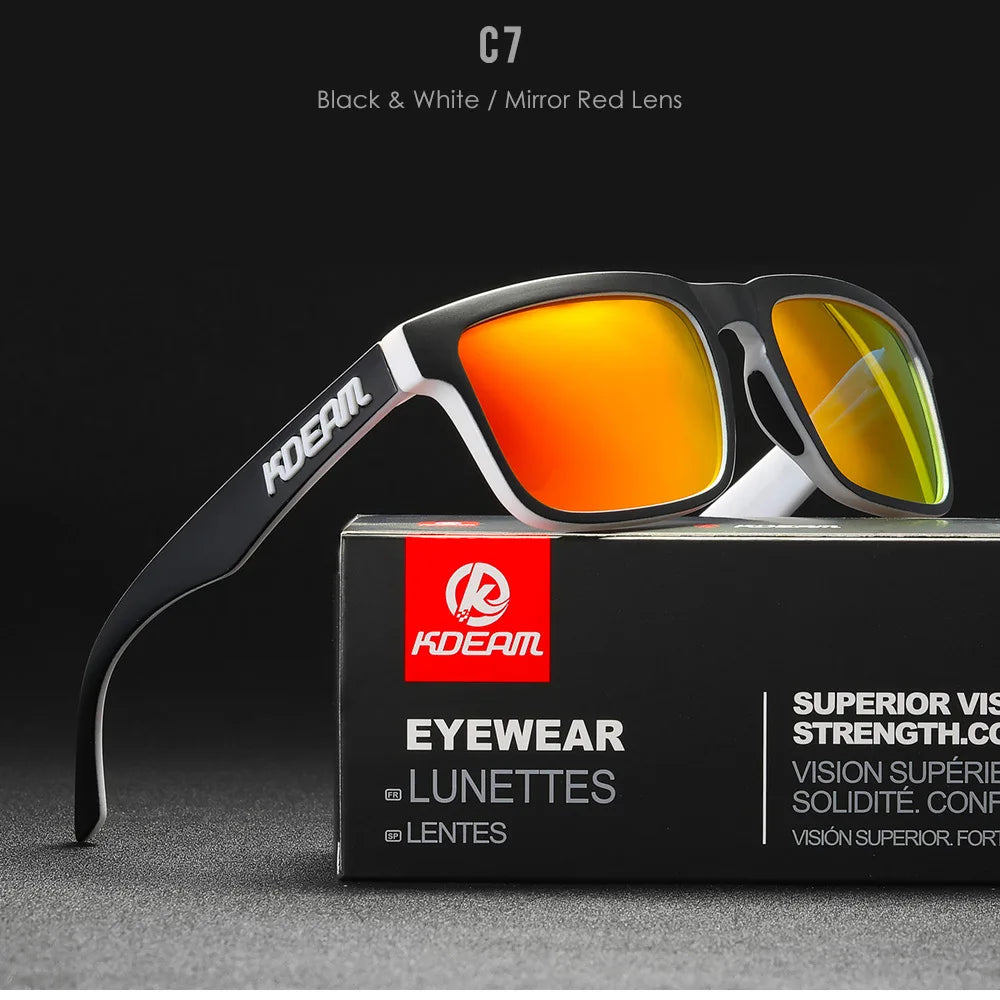 KDEAM Polarized Square Sunglasses