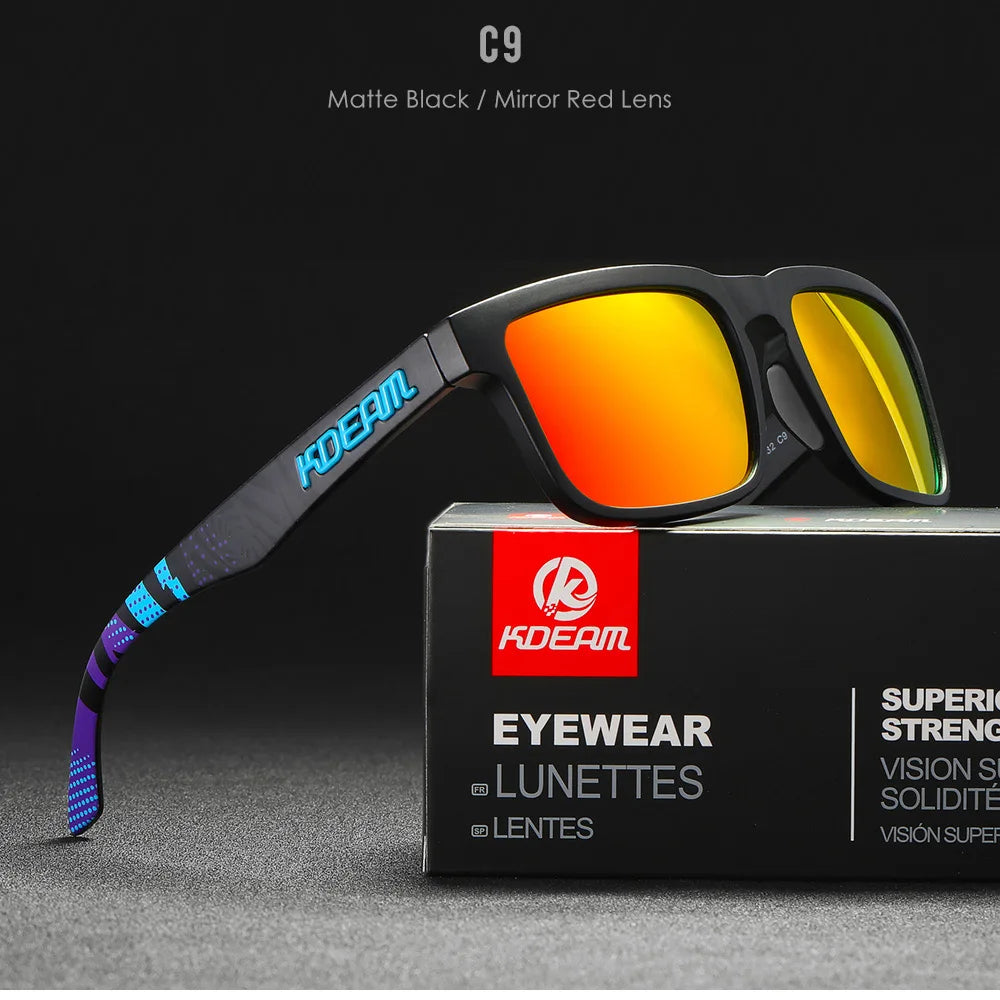 KDEAM Polarized Square Sunglasses