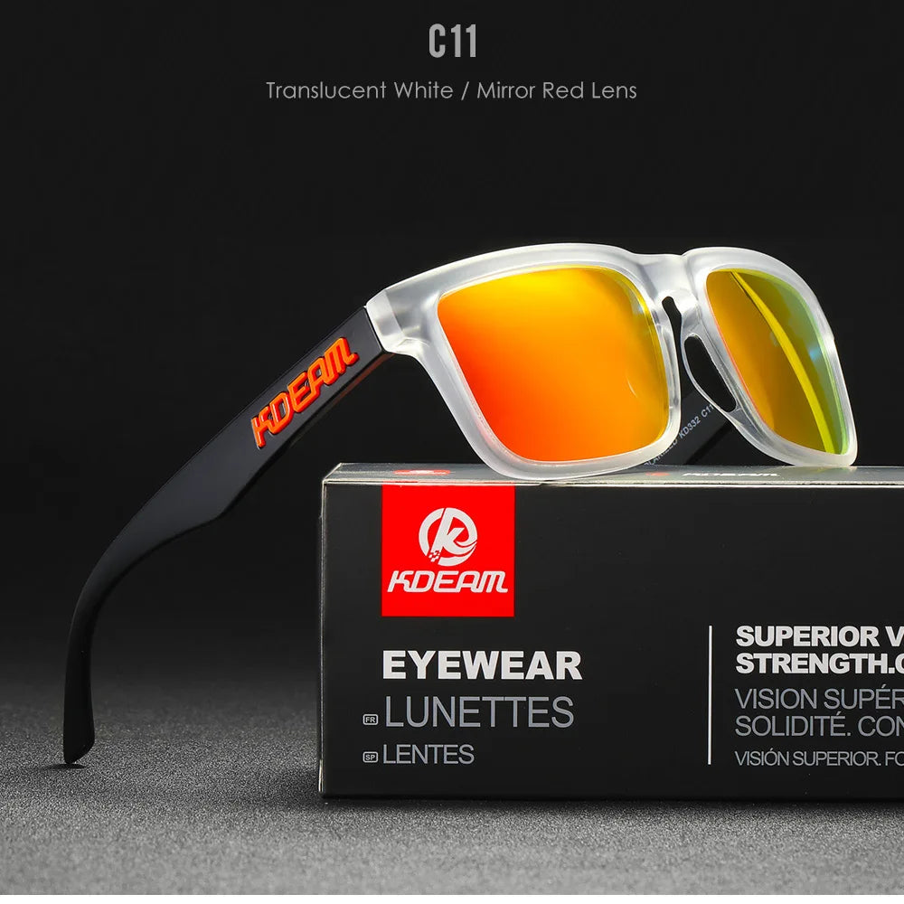 KDEAM Polarized Square Sunglasses