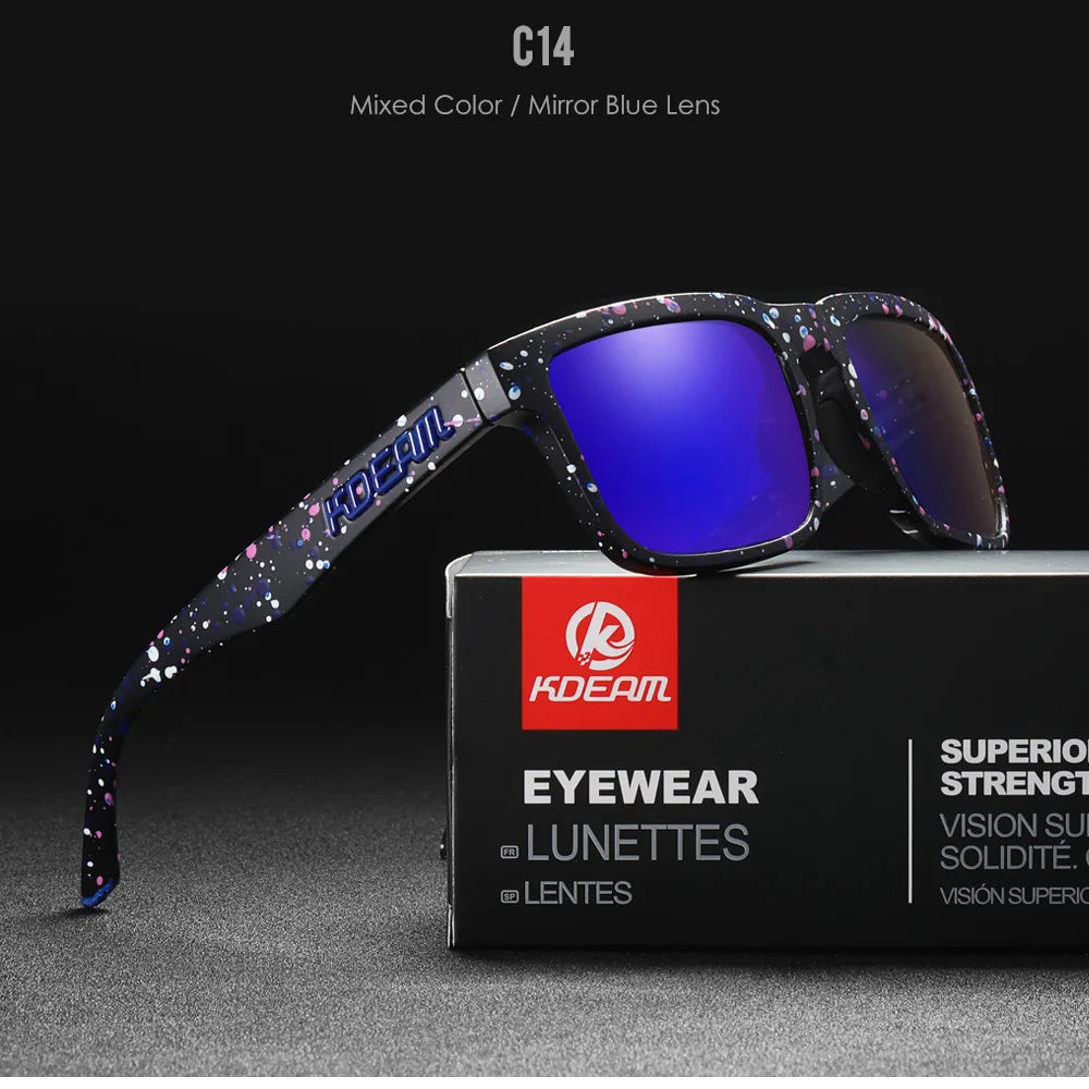 KDEAM Polarized Square Sunglasses
