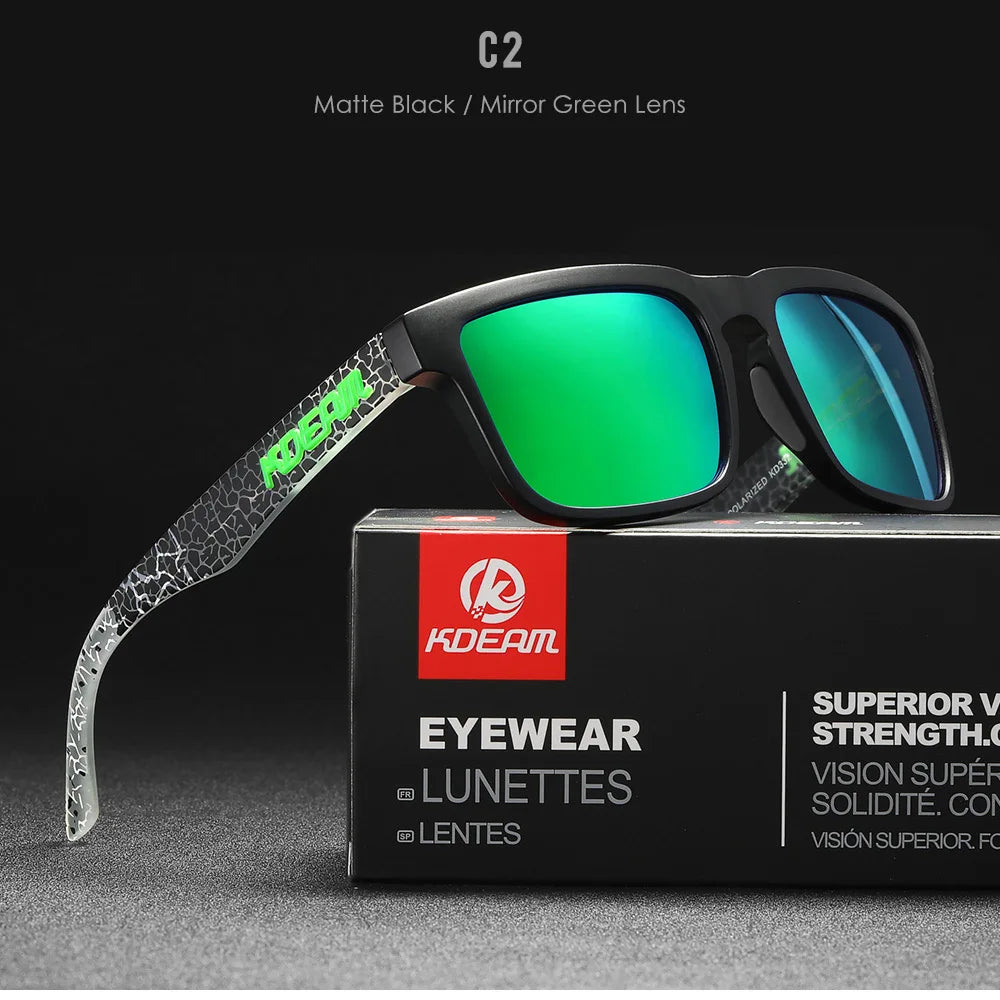 KDEAM Polarized Square Sunglasses