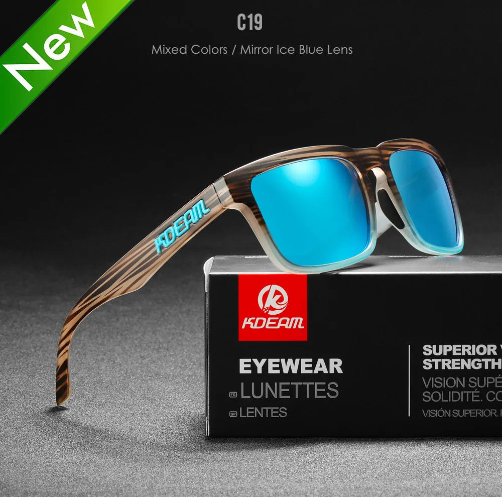 KDEAM Polarized Square Sunglasses