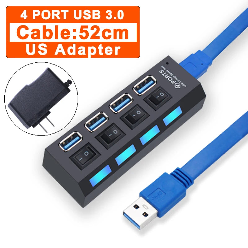 YUANRURU MultiPort USB 3.0 Hub