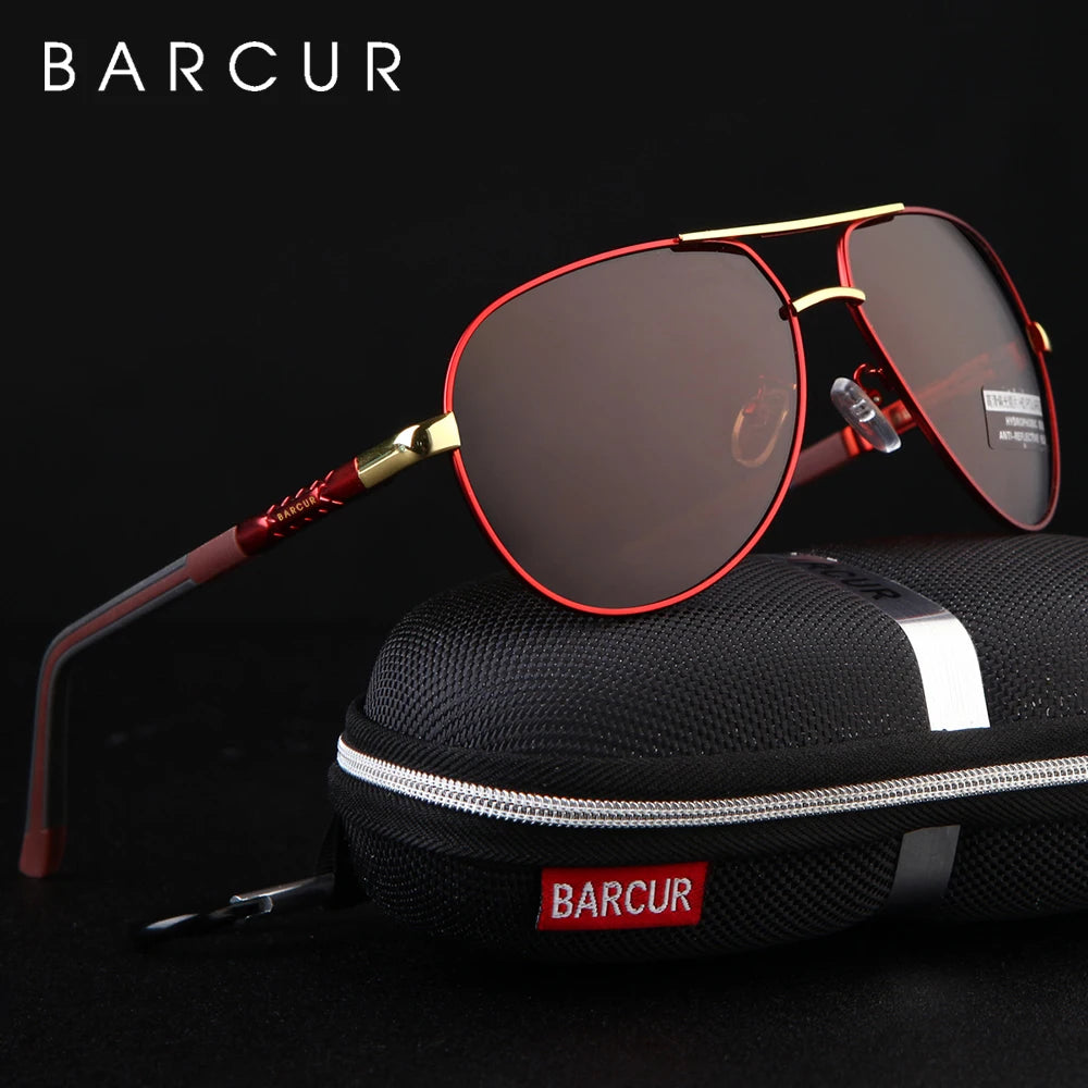 BARCUR Men Polarized Sunglasses