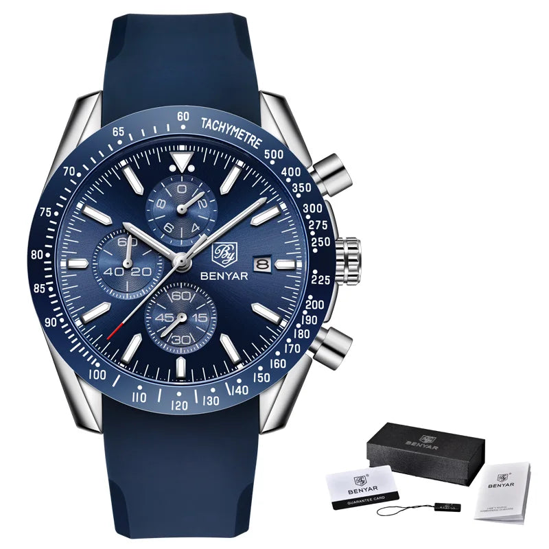 BENYAR Luxury Leather Watch