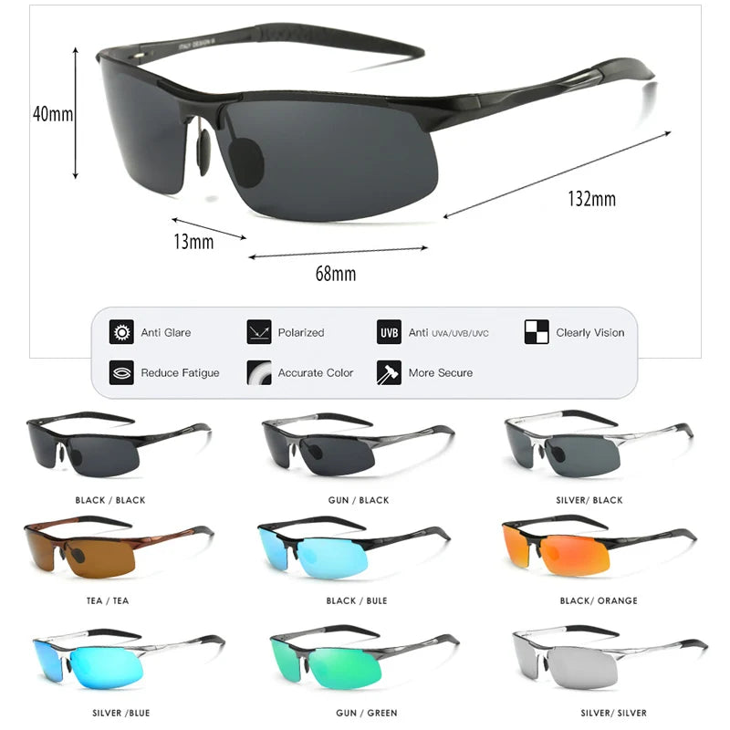 COOLPANDAS AeroLux Polarized Sunglasses