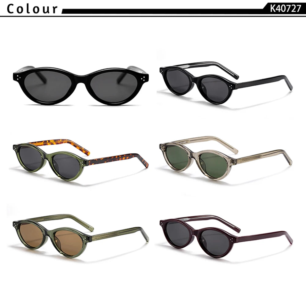 CATERSIDE Polar Oval Sunglasses