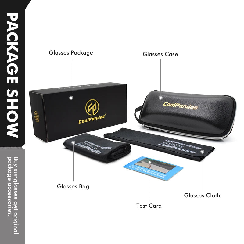 COOLPANDAS AeroLux Polarized Sunglasses