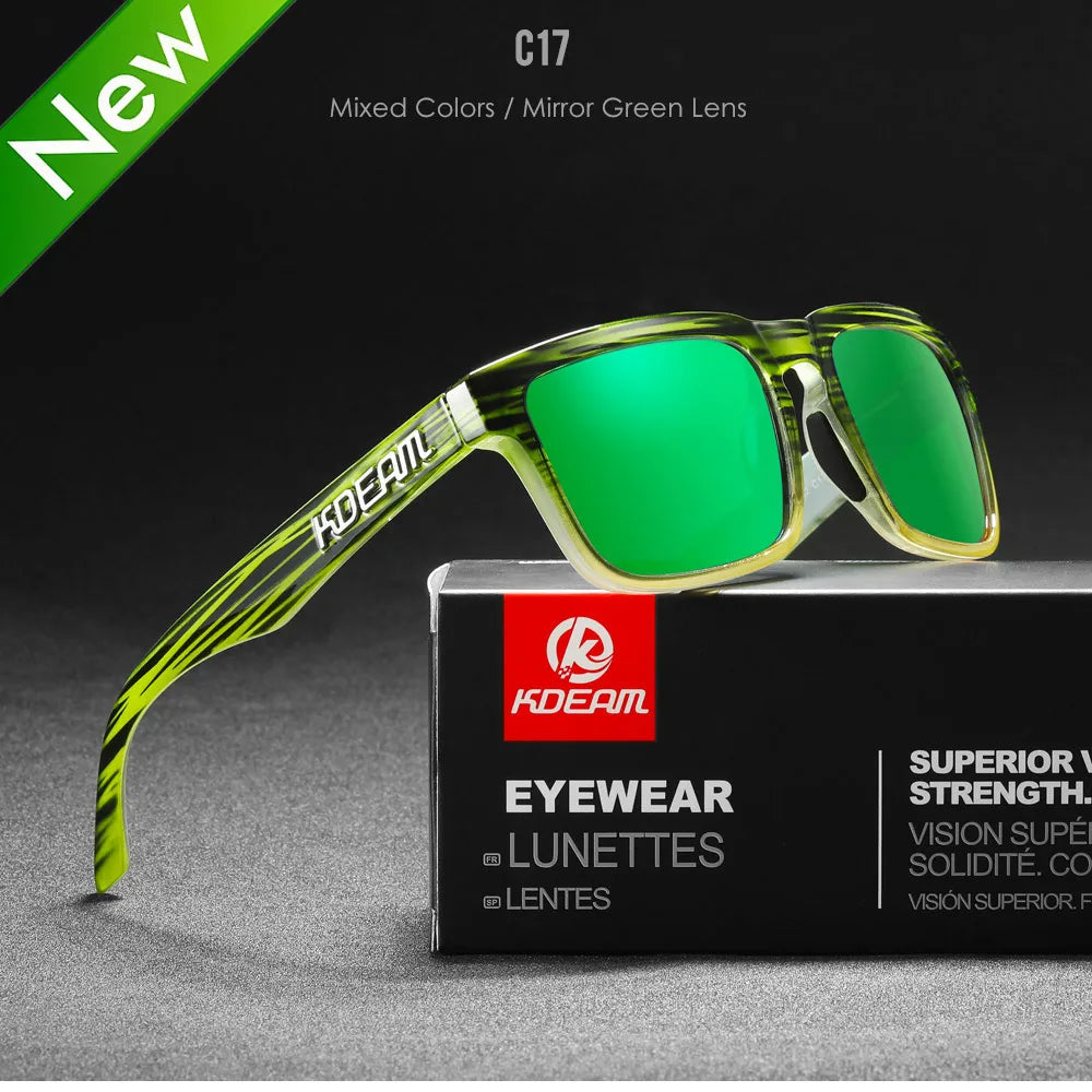 KDEAM Polarized Square Sunglasses