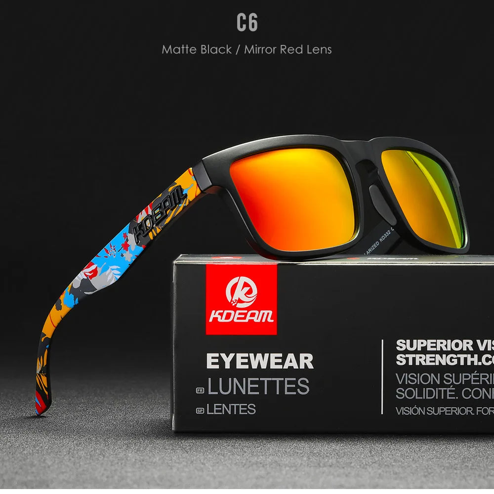 KDEAM Polarized Square Sunglasses
