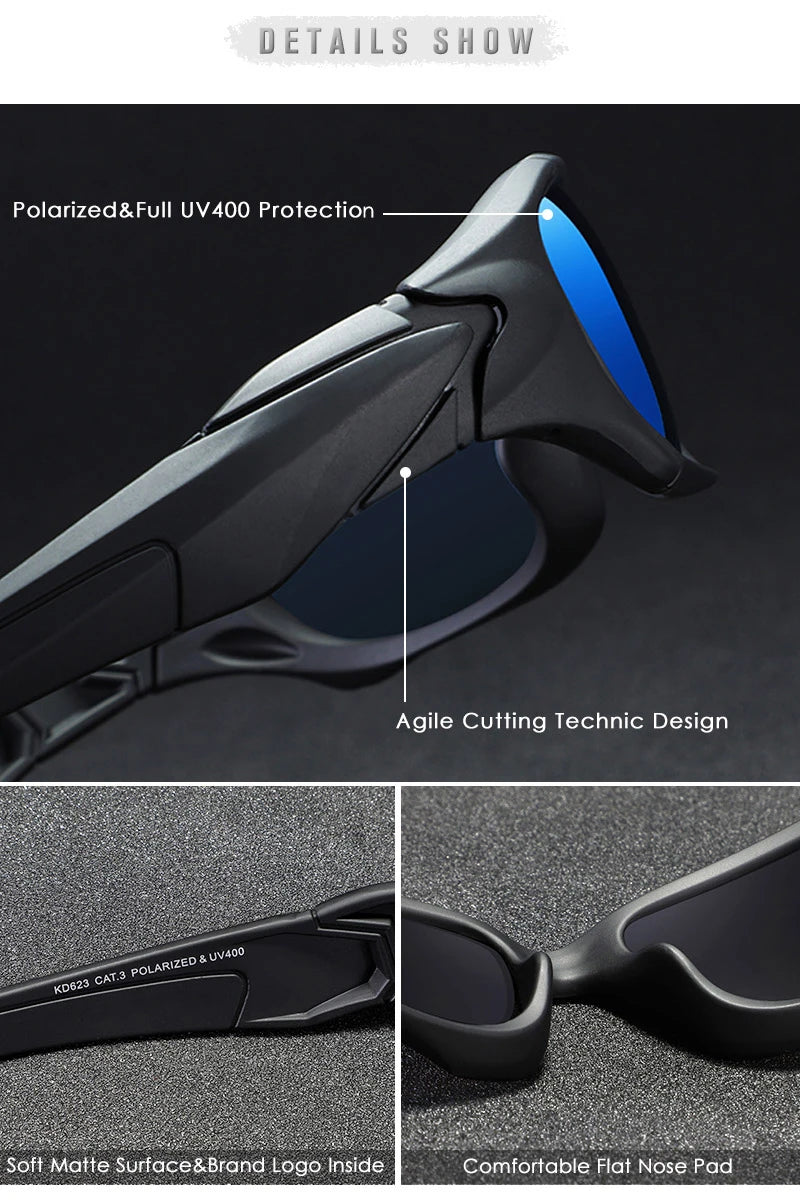 KDEAM ProRide Polarized Sunglasses
