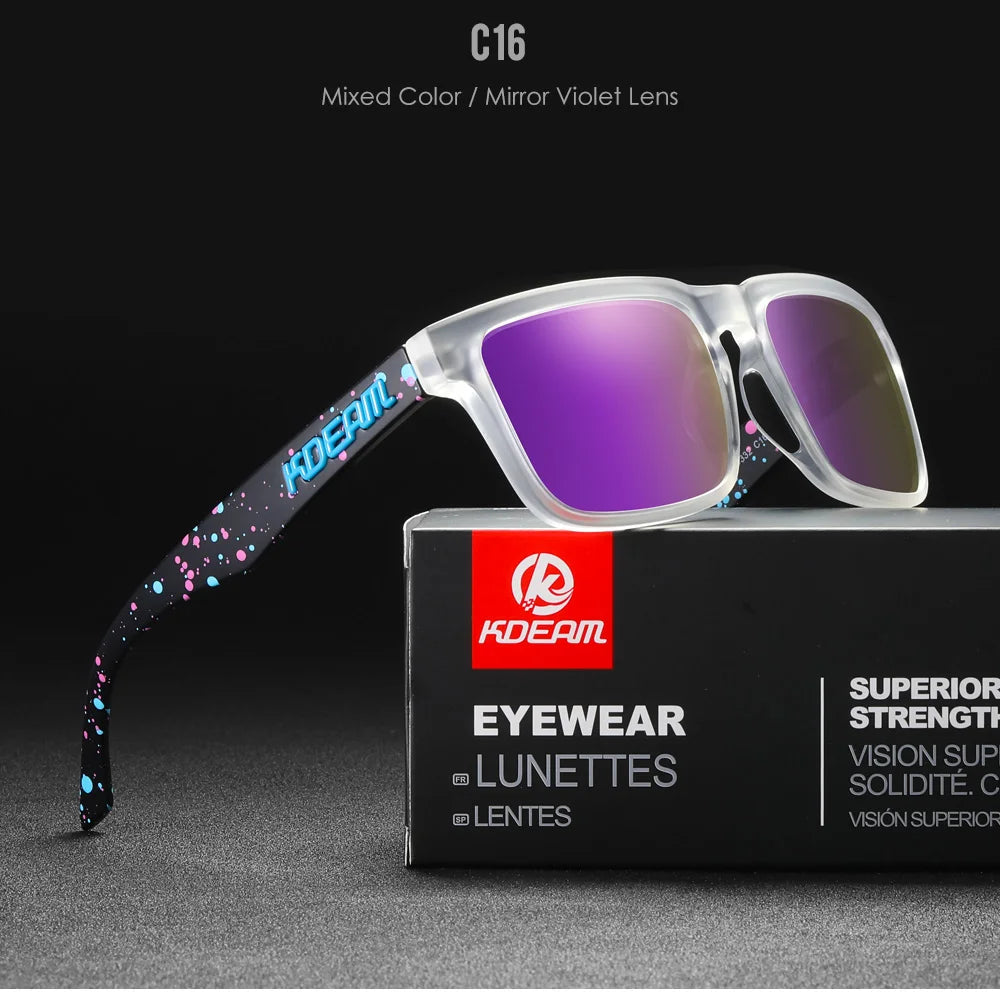 KDEAM Polarized Square Sunglasses
