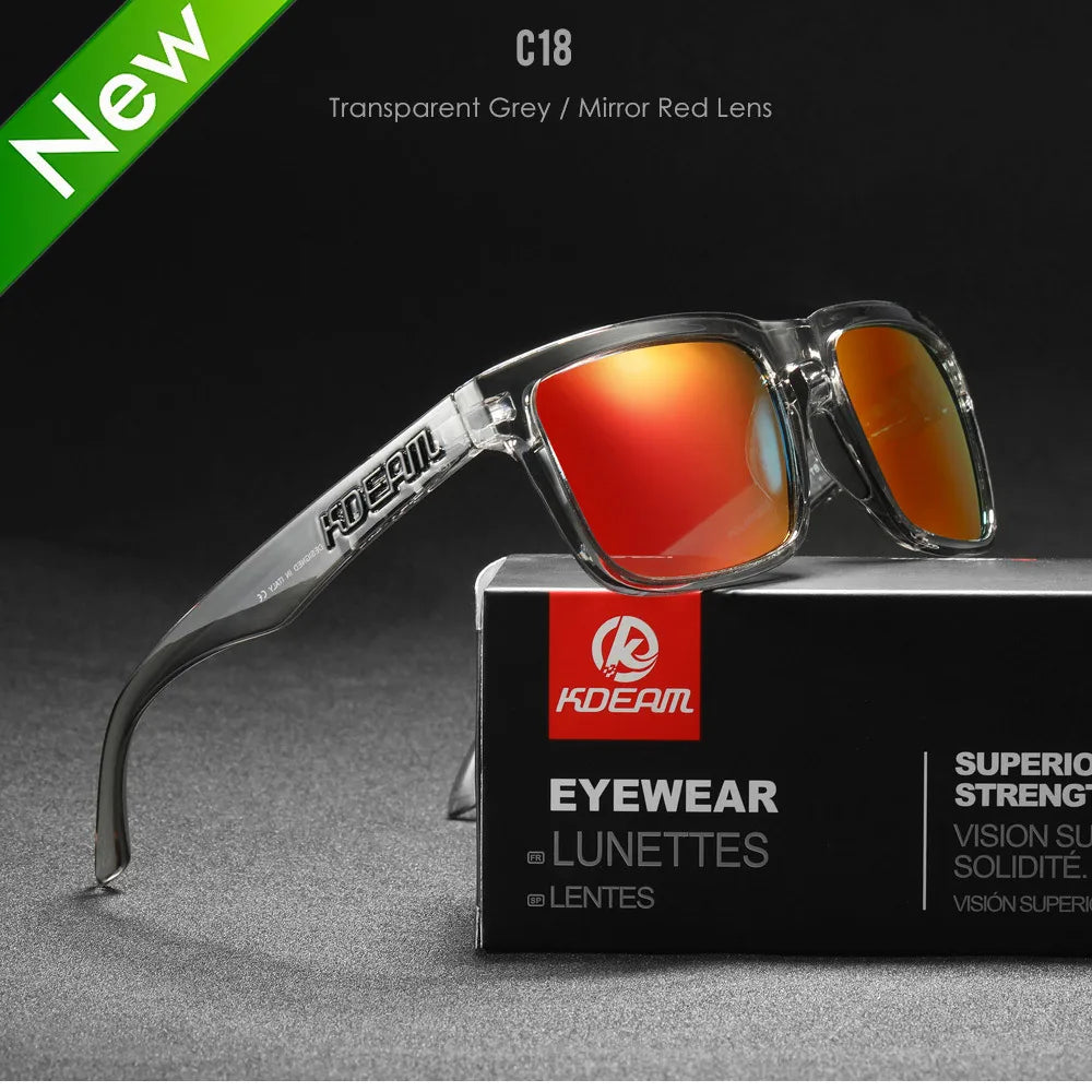 KDEAM Polarized Square Sunglasses