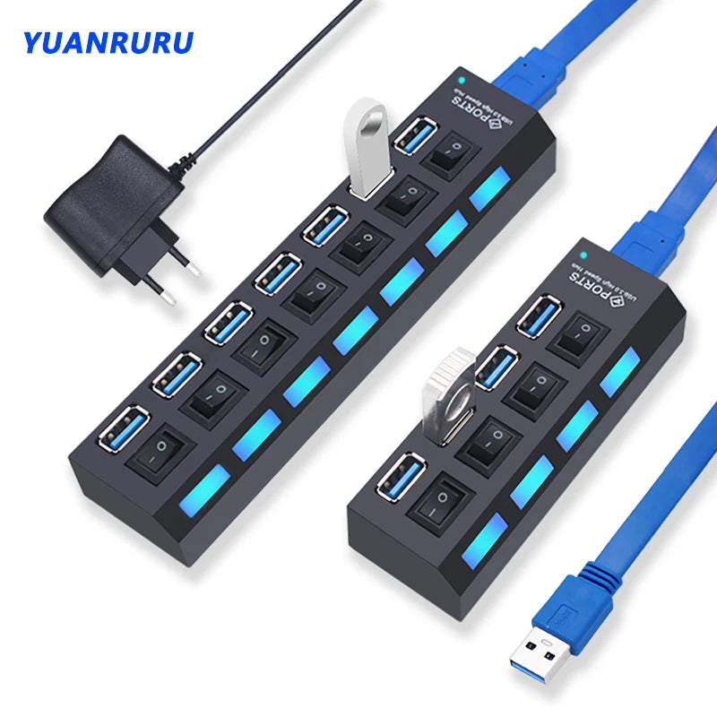 YUANRURU MultiPort USB 3.0 Hub
