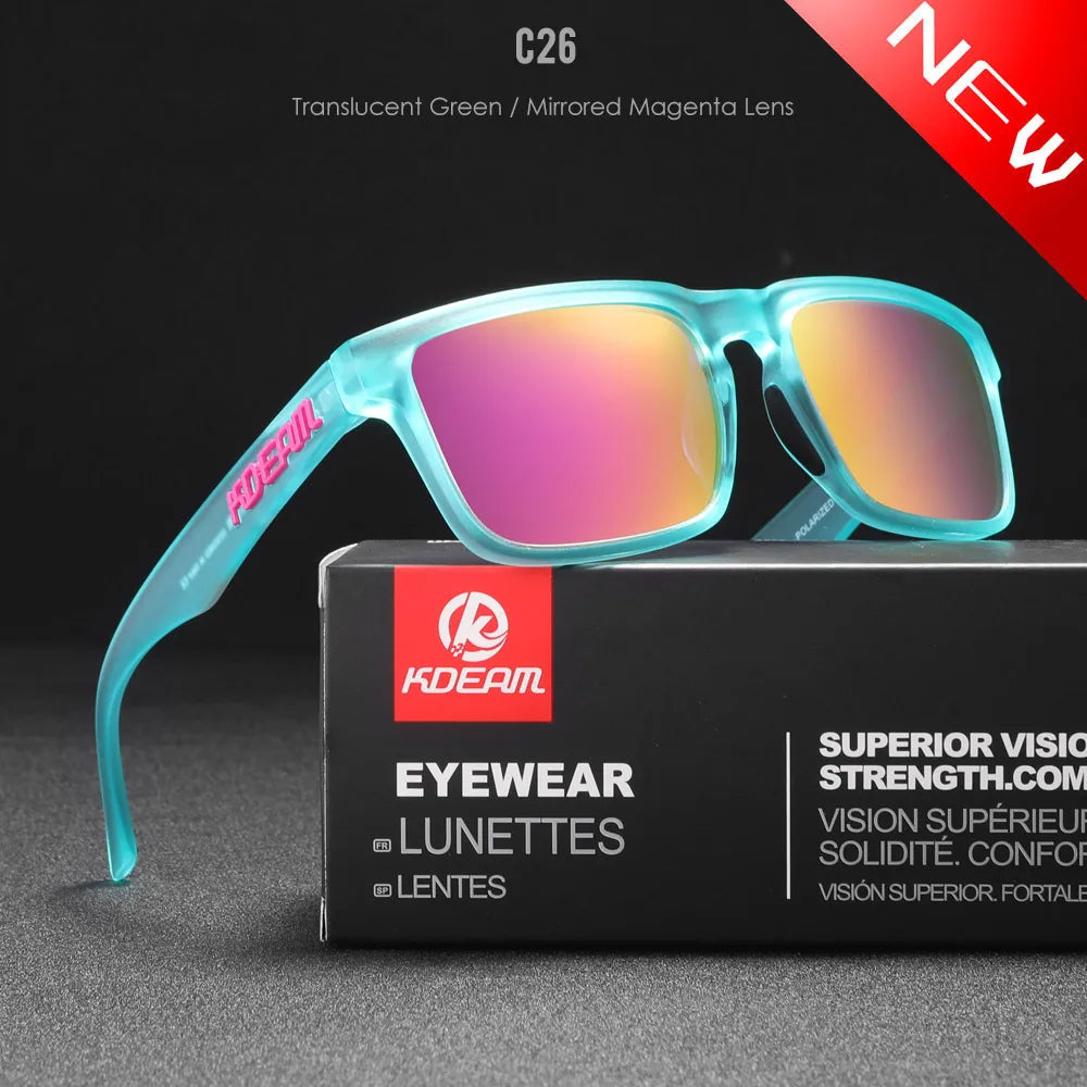 KDEAM Polarized Square Sunglasses
