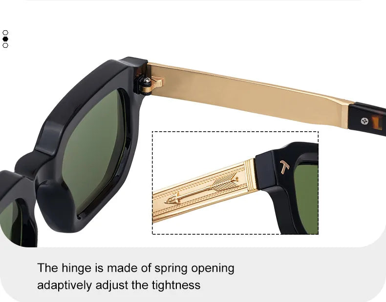 ARAS Vintage Polarized Square Sunglasses