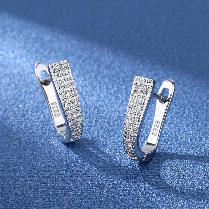 925 Sterling Silver Earrings Jewelry High Quality
