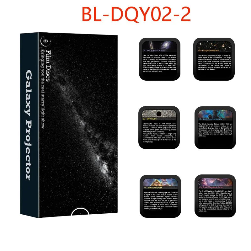 Galaxy Projector Film Disc Set 6 Pack
