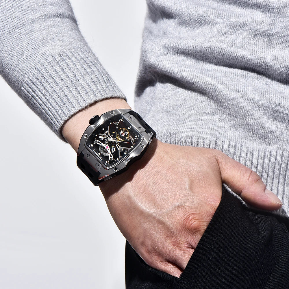 PAGANI Skeleton Automatic Watch
