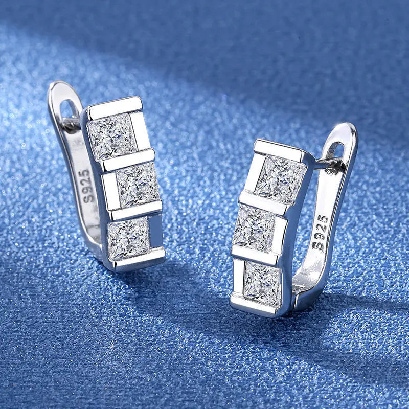 925 Sterling Silver Earrings Jewelry High Quality
