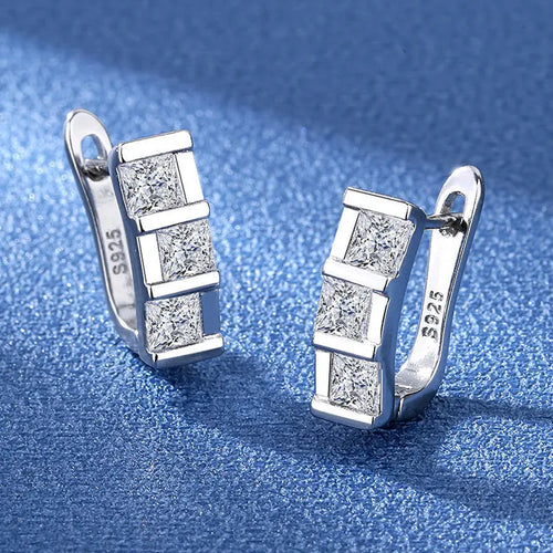 925 Sterling Silver Earrings Jewelry High Quality