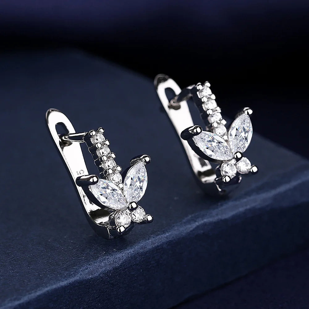 925 Sterling Silver Earrings Jewelry High Quality