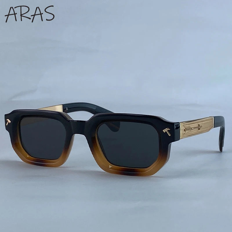 ARAS Vintage Polarized Square Sunglasses