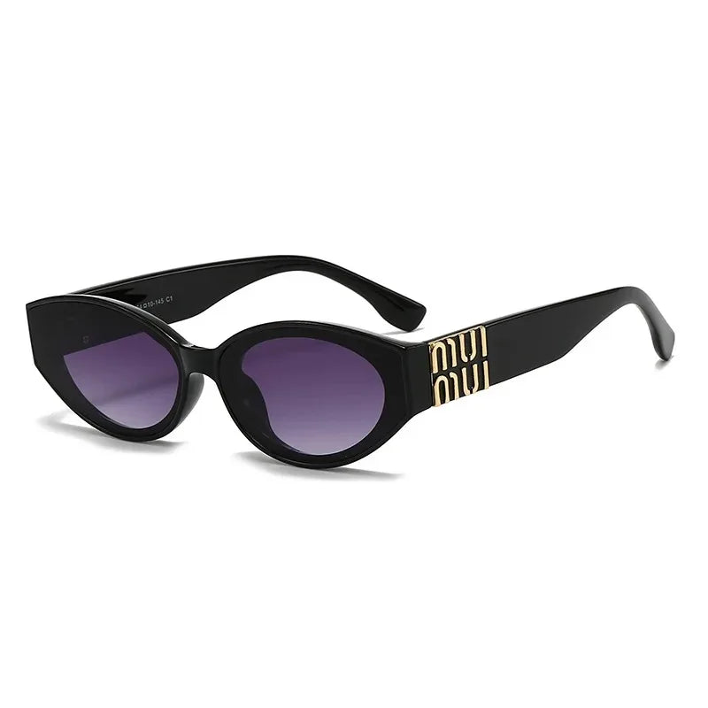 TAFN Gradient Oval Sunglasses