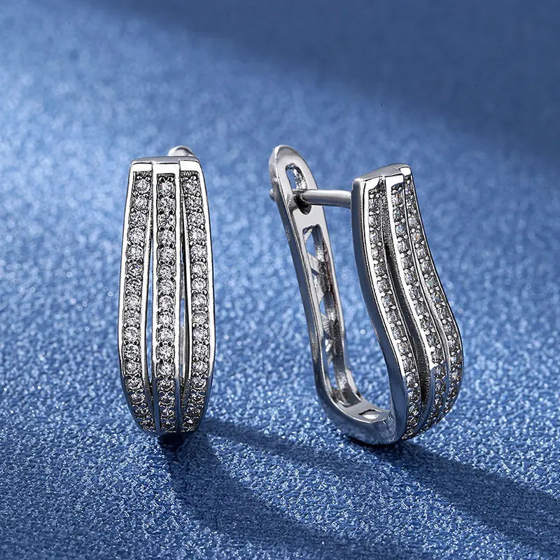 925 Sterling Silver Earrings Jewelry High Quality