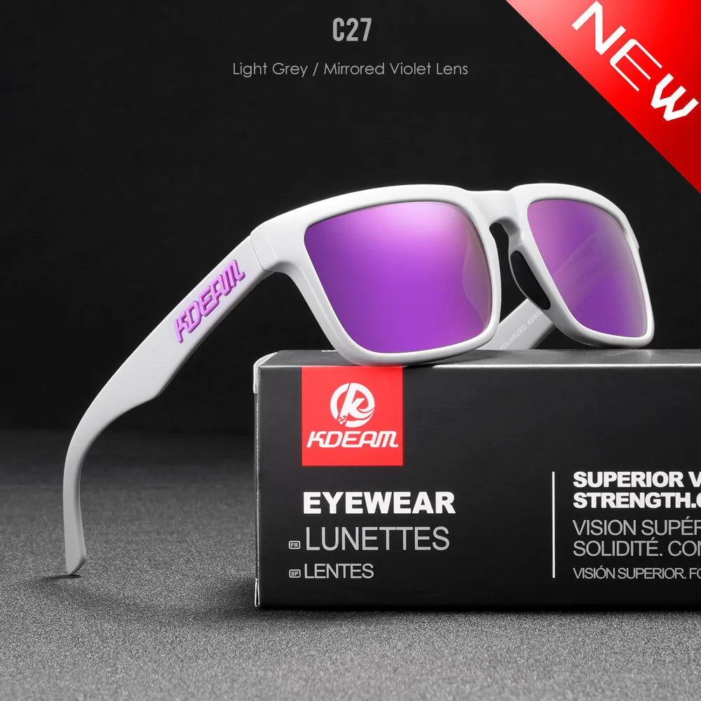 KDEAM Polarized Square Sunglasses
