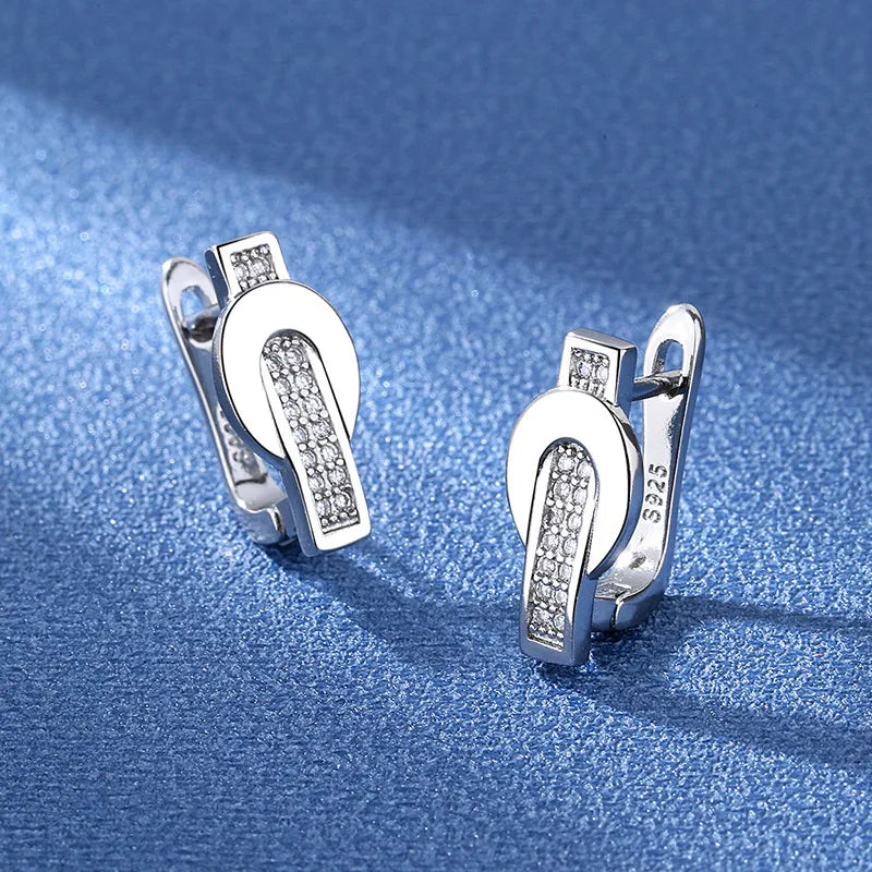 925 Sterling Silver Earrings Jewelry High Quality