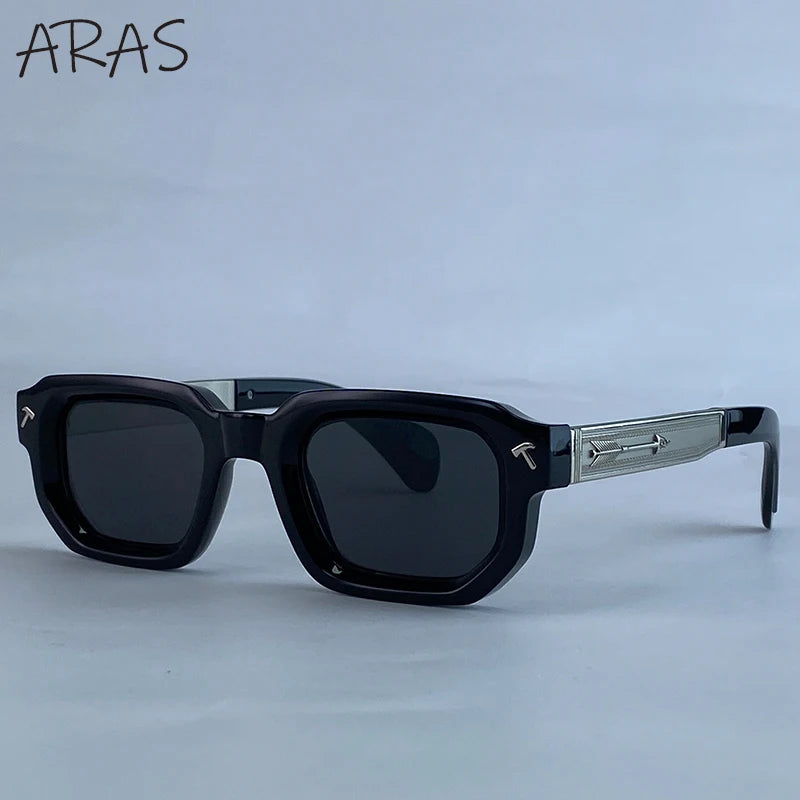 ARAS Vintage Polarized Square Sunglasses
