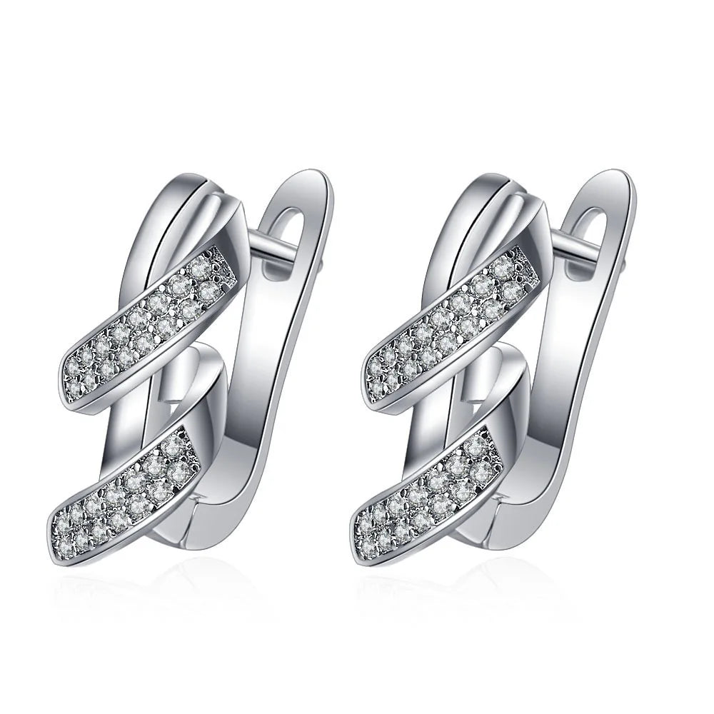 925 Sterling Silver Earrings Jewelry High Quality