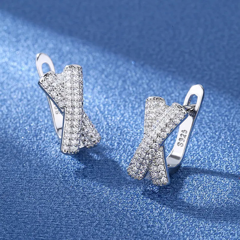925 Sterling Silver Earrings Jewelry High Quality