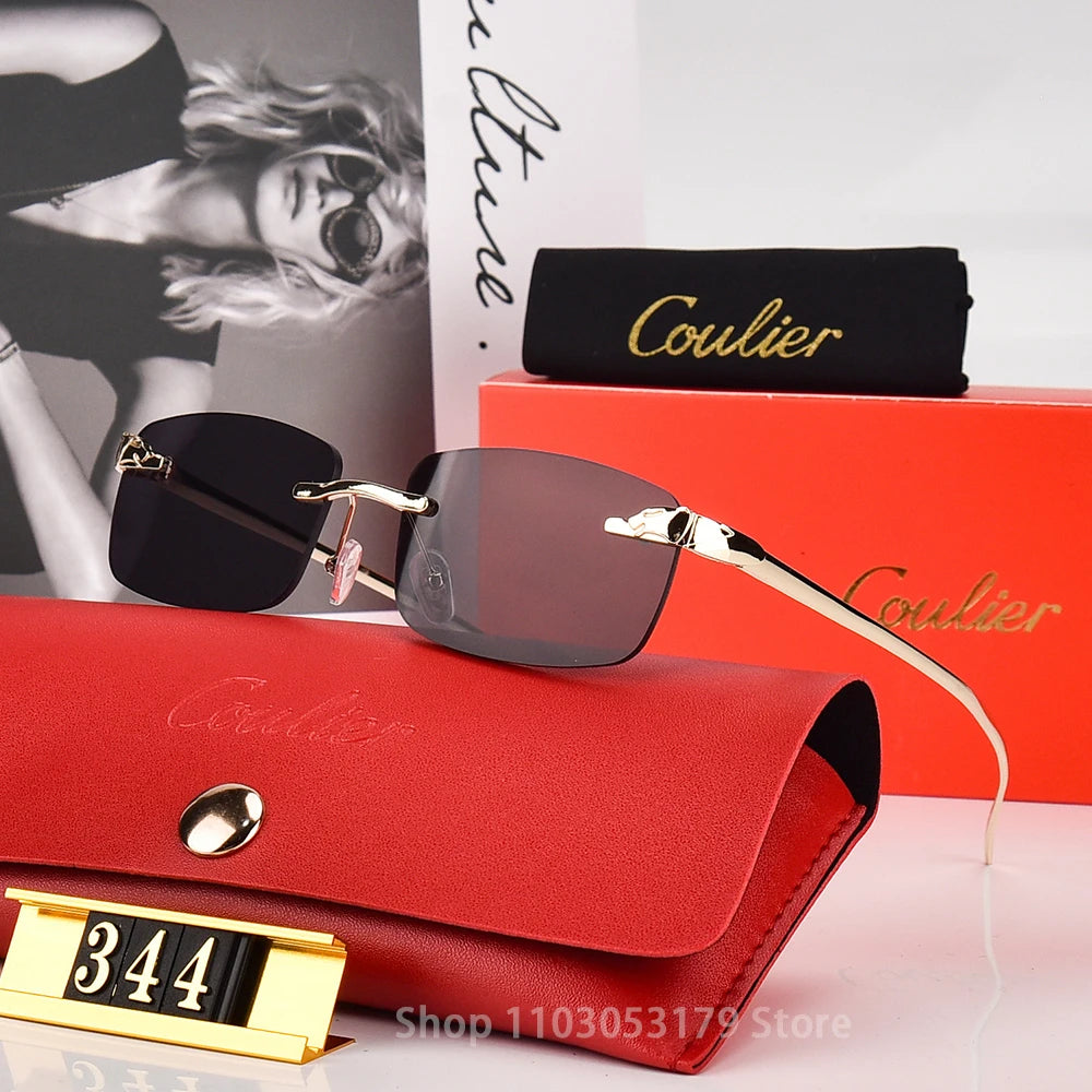 COWLIER Chic Rectangle Sunglasses
