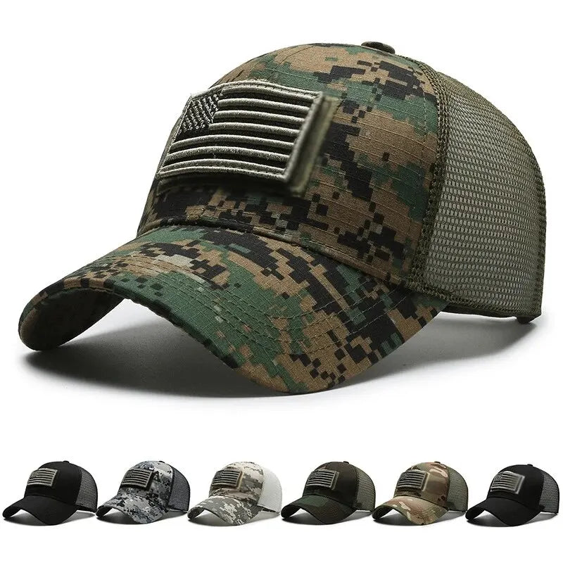 FlexFit Mesh Cap - army look