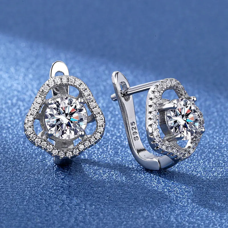 925 Sterling Silver Earrings Jewelry High Quality