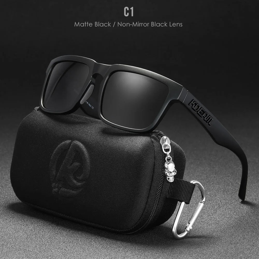 KDEAM Mirror Polar Square Sunglasses