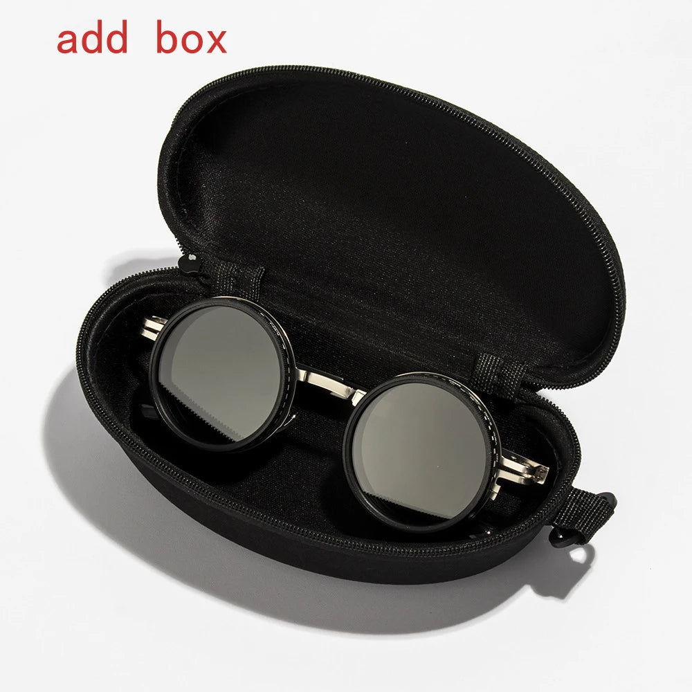 New unisex handmade Glazzy Polarized Circular Sunglasses